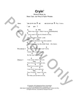 Crying Guitar and Fretted sheet music cover